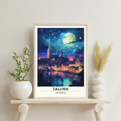 Impression Tallinn, Estonie  | voyage nocturne à Tallinn