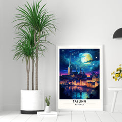 Impression Tallinn, Estonie  | voyage nocturne à Tallinn