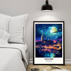 Impression Tallinn, Estonie  | voyage nocturne à Tallinn
